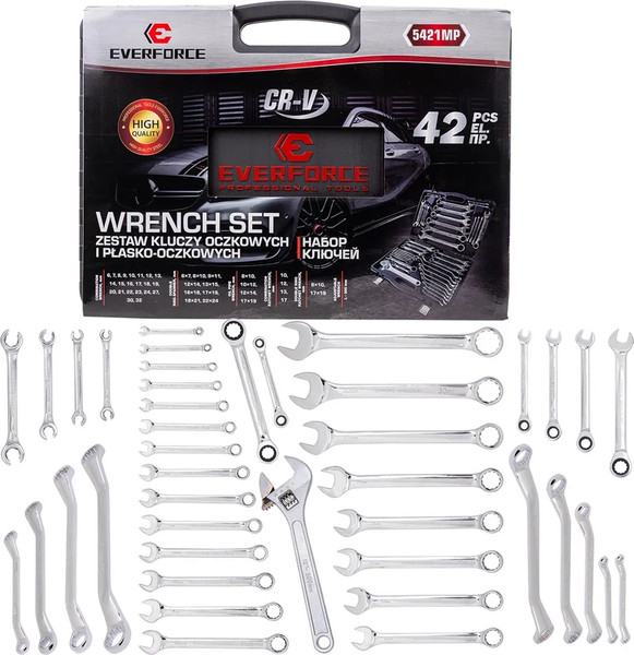 Изображение товара Набор ключей Everforce EF-5421MP (62302)
