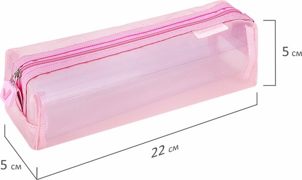 Изображение товара Пенал Brauberg 272235 (розовый)