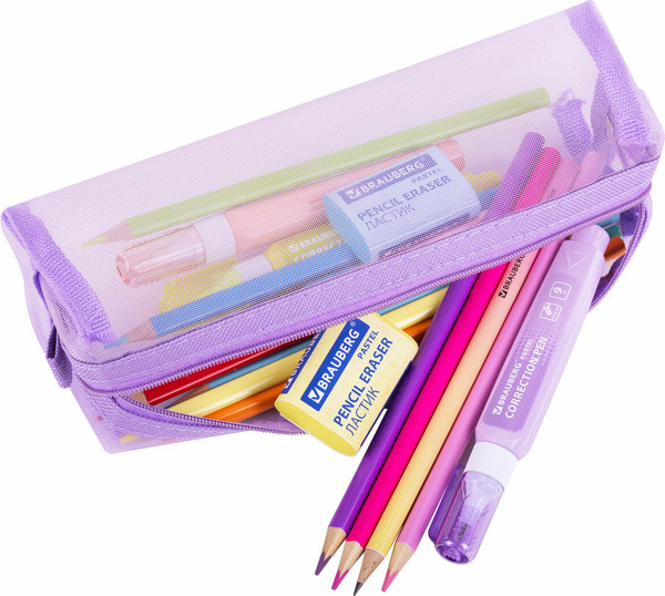 Изображение товара Пенал Brauberg 272236 (фиолетовый)