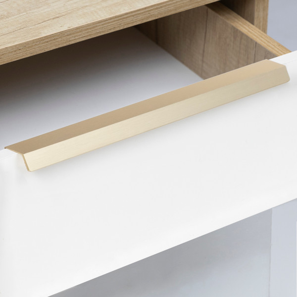 Изображение товара Ручка для мебели AKS накладная Geos 320/400 (брашированное золото)