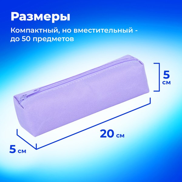 Изображение товара Пенал Пифагор 272259 (фиолетовый)