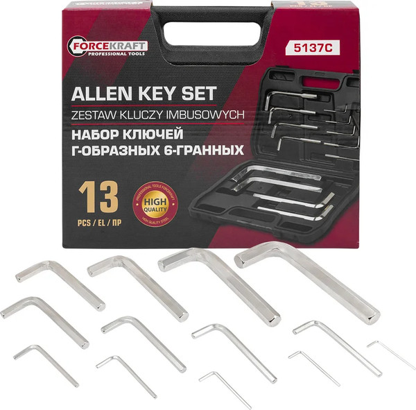 Изображение товара Набор ключей ForceKraft 64 481 / FK-5137C