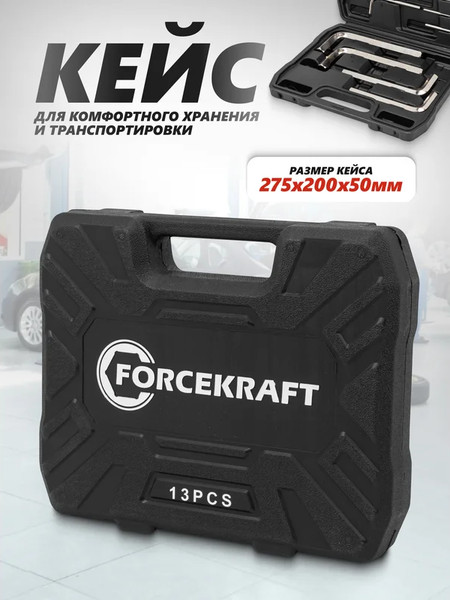 Изображение товара Набор ключей ForceKraft 64 481 / FK-5137C