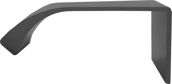 Изображение товара Ручка для мебели AKS накладная Monblan 1056/1200 (черный матовый)