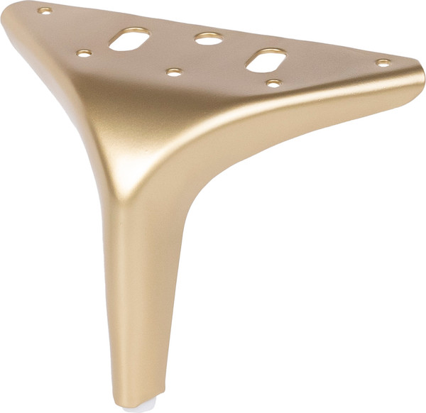 Изображение товара Опора мебельная AKS Deli h150 угловая (брашированное золото)