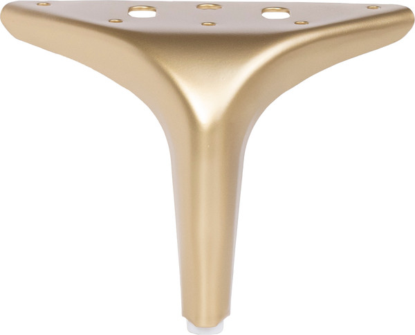 Изображение товара Опора мебельная AKS Deli h150 угловая (брашированное золото)