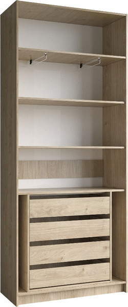 Изображение товара Шкаф-гармошка Евва Лайн ЛН-2D.450.04(0Z/0Z) (гикори кингстон)