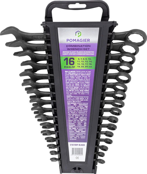 Изображение товара Набор ключей Pomagier POM-5161MP Black (62091)