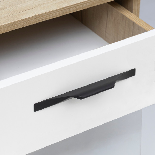 Изображение товара Ручка для мебели AKS Envision 96-128/241 (черный матовый)