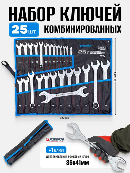 Изображение товара Набор ключей Forsage F-5261P+1 Premium (64538)