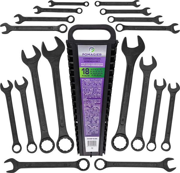 Изображение товара Набор ключей Pomagier POM-5181MP Black (62093)