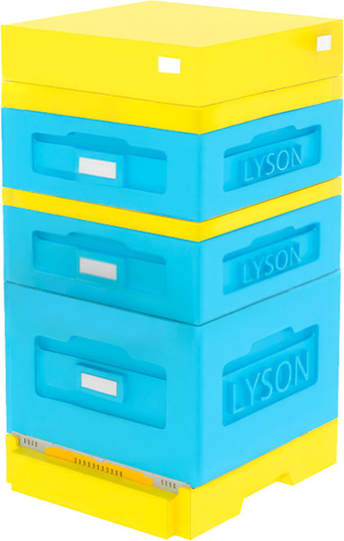 Изображение товара Улей Lyson Дадан на 10 рамок / W1008G (зеленый/желтый)