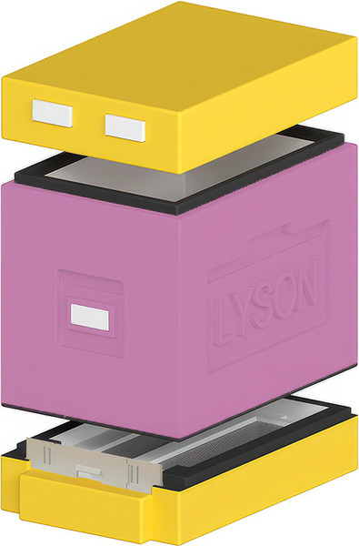 Изображение товара Улей Lyson Дадан на 6 рамок / WDD07 (фиолетовый/желтый)