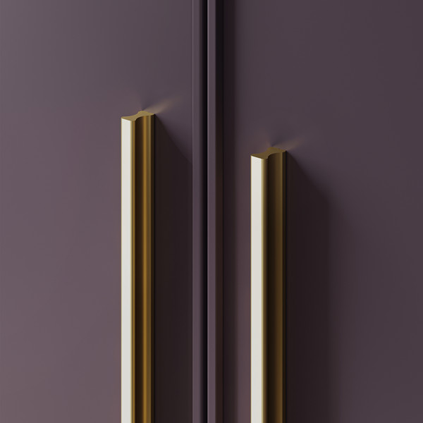 Изображение товара Ручка для мебели AKS Serene 1152/1200 (брашированное золото)