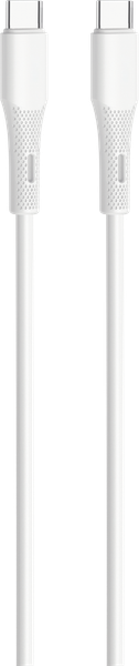 Изображение товара Кабель ENE Jam USB-C-USB-C PD 60W 30.383 (1м, белый)