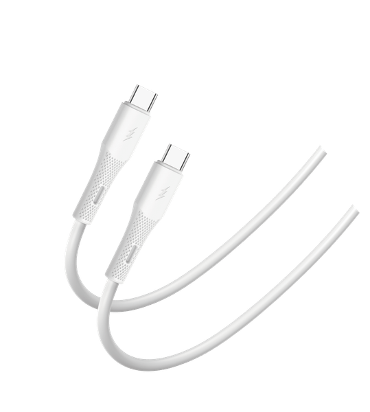 Изображение товара Кабель ENE Jam USB-C-USB-C PD 60W 30.383 (1м, белый)