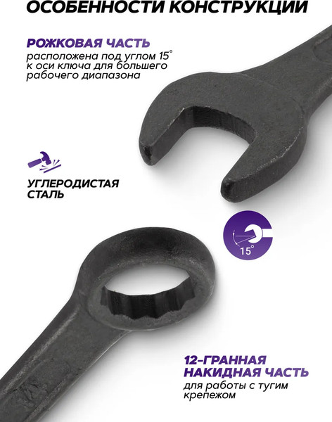 Изображение товара Набор ключей Pomagier POM-5261P Black (62097)