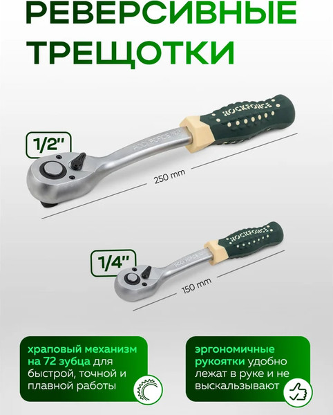 Изображение товара Универсальный набор инструментов RockForce RF-4742-5 (64610)