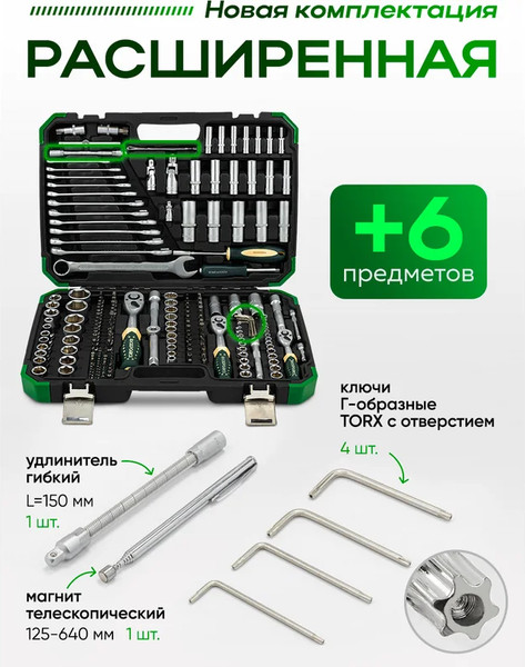 Изображение товара Универсальный набор инструментов RockForce RF-38841+6 (64611)
