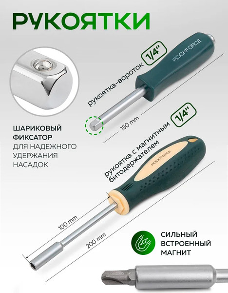 Изображение товара Универсальный набор инструментов RockForce RF-38841+6 (64611)