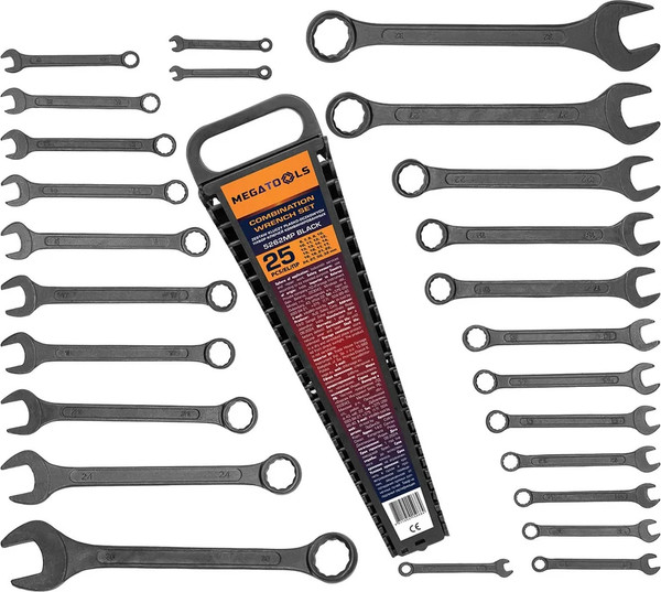 Изображение товара Набор ключей Megatools MT-5262MP Black (64644)