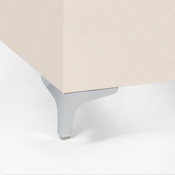 Изображение товара Опора мебельная AKS h100 угловая (хром)