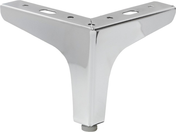 Изображение товара Опора мебельная AKS h100 угловая (хром)