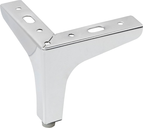 Изображение товара Опора мебельная AKS h100 угловая (хром)