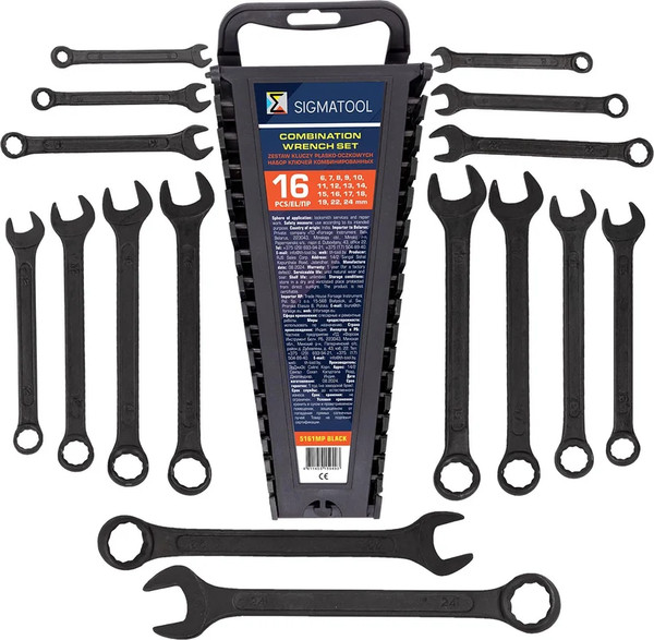 Изображение товара Набор ключей Sigmatool 5161MP Black (64 650)