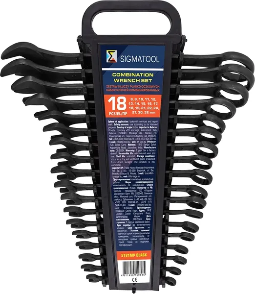 Изображение товара Набор ключей Sigmatool 5181MP Black (64 651)