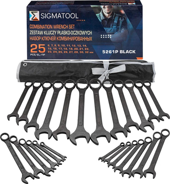 Изображение товара Набор ключей Sigmatool 5261P Black (64 653)