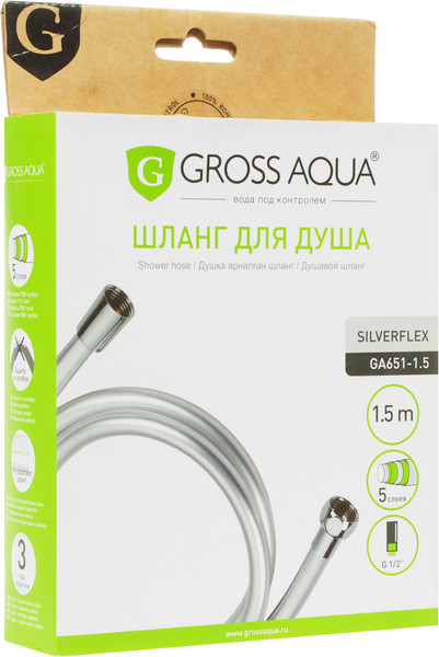 Изображение товара Душевой шланг Gross Aqua GA651-1.5