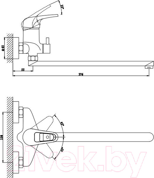 Изображение товара Смеситель Gross Aqua Optima 7518511C-35F