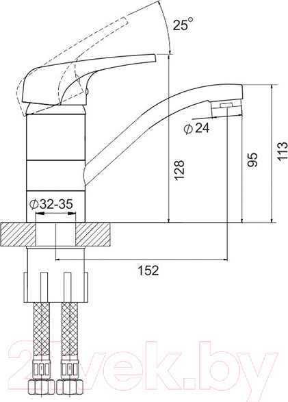 Изображение товара Смеситель Gross Aqua Optima 3509511C-G0145