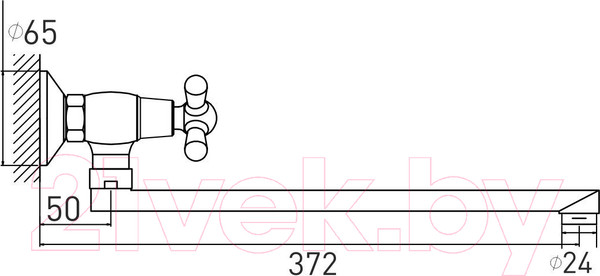 Изображение товара Смеситель Gross Aqua Retro 7016083C-35L(F)-H