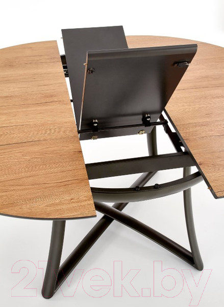 Изображение товара Обеденный стол Halmar Moretti (дуб натуральный/черный)