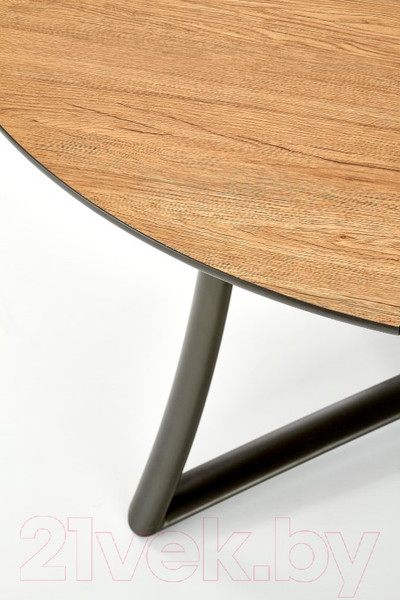Изображение товара Обеденный стол Halmar Moretti (дуб натуральный/черный)