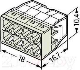 Изображение товара Набор клемм Wago 2273-208