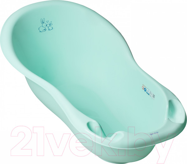 Изображение товара Ванночка детская Tega Кролики / KR-005-105 (мятный)