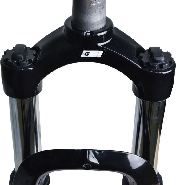 Изображение товара Вилка для велосипеда Grinz ES 245-2 26 / HQ-0018754 (черный/белый)