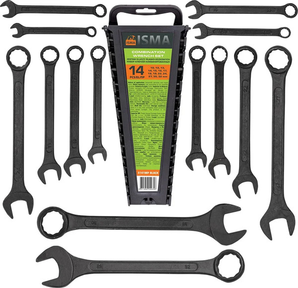 Изображение товара Набор ключей ISMA 5141MP Black (64741)