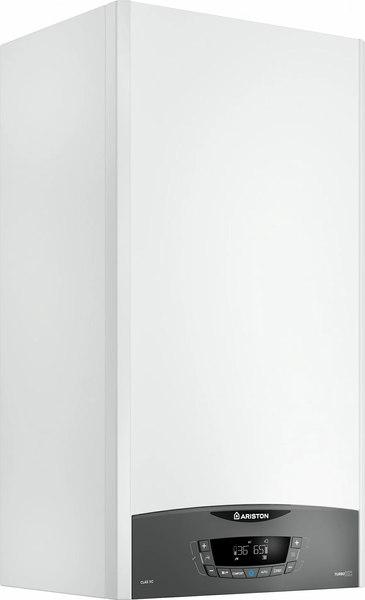 Изображение товара Комплект газового котла с бойлером Ariston Clas XC System 32 FF NG (3301681) + Royal Thermo Aquatec (Inox RTWX 150) (дымоход в подарок)