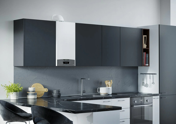 Изображение товара Комплект газового котла с бойлером Ariston Clas XC System 32 FF NG (3301681) + Royal Thermo Aquatec (Inox RTWX 150) (дымоход в подарок)