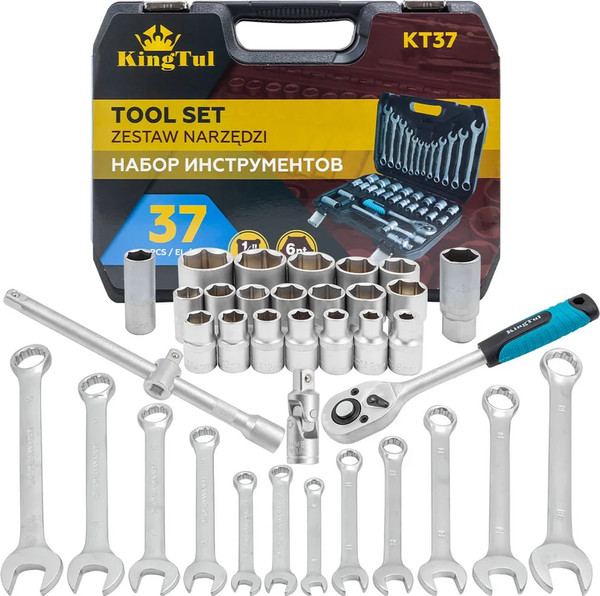 Изображение товара Универсальный набор инструментов KingTul KT-37 (64764)