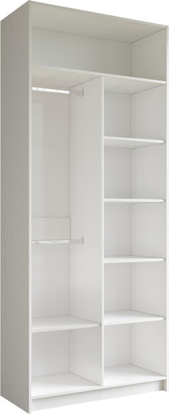 Изображение товара Шкаф-гармошка Евва Лайн ЛН-2D.560.02(1Z/1Z) (бодега белый)