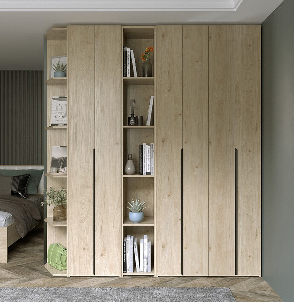 Изображение товара Шкаф-гармошка Евва Лайн ЛН-2D.560.03(0Z/0Z) (гикори кингстон)