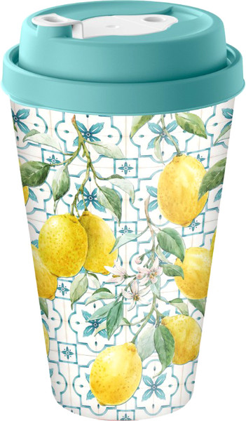 Изображение товара Стакан Homver Sicily Lemon 2231124 (с крышкой)