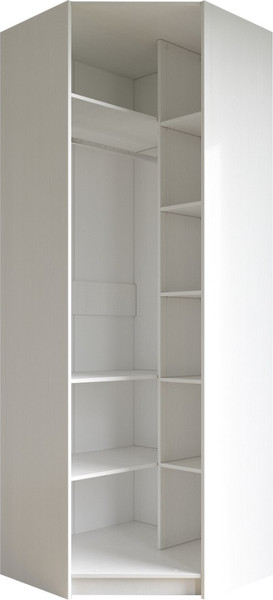 Изображение товара Шкаф-гармошка Евва Лайн ЛН-1U.930х930(0Z) Угловой (бодега белый)