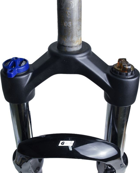 Изображение товара Вилка для велосипеда Grinz ES 456 HLO 27.5 / HQ-0018760 (черный/белый)