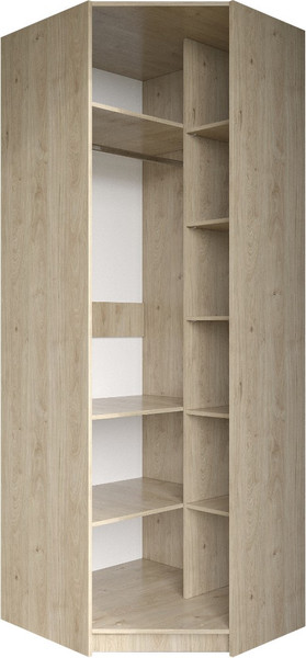 Изображение товара Шкаф-гармошка Евва Лайн ЛН-1U.820х930(0Z) Угловой (гикори кингстон)